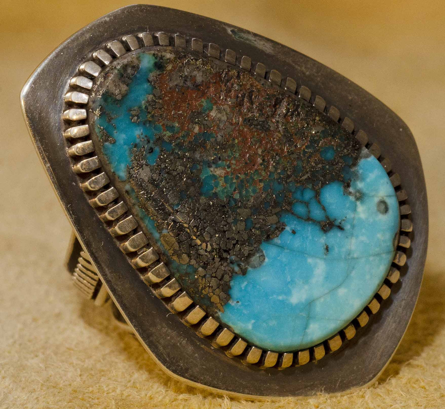 Ray Scott Morenci Turquoise Ring