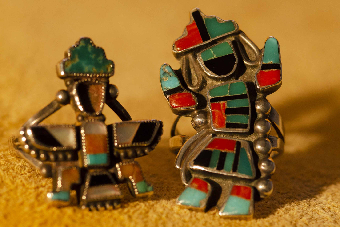 Zuni Kachina rings