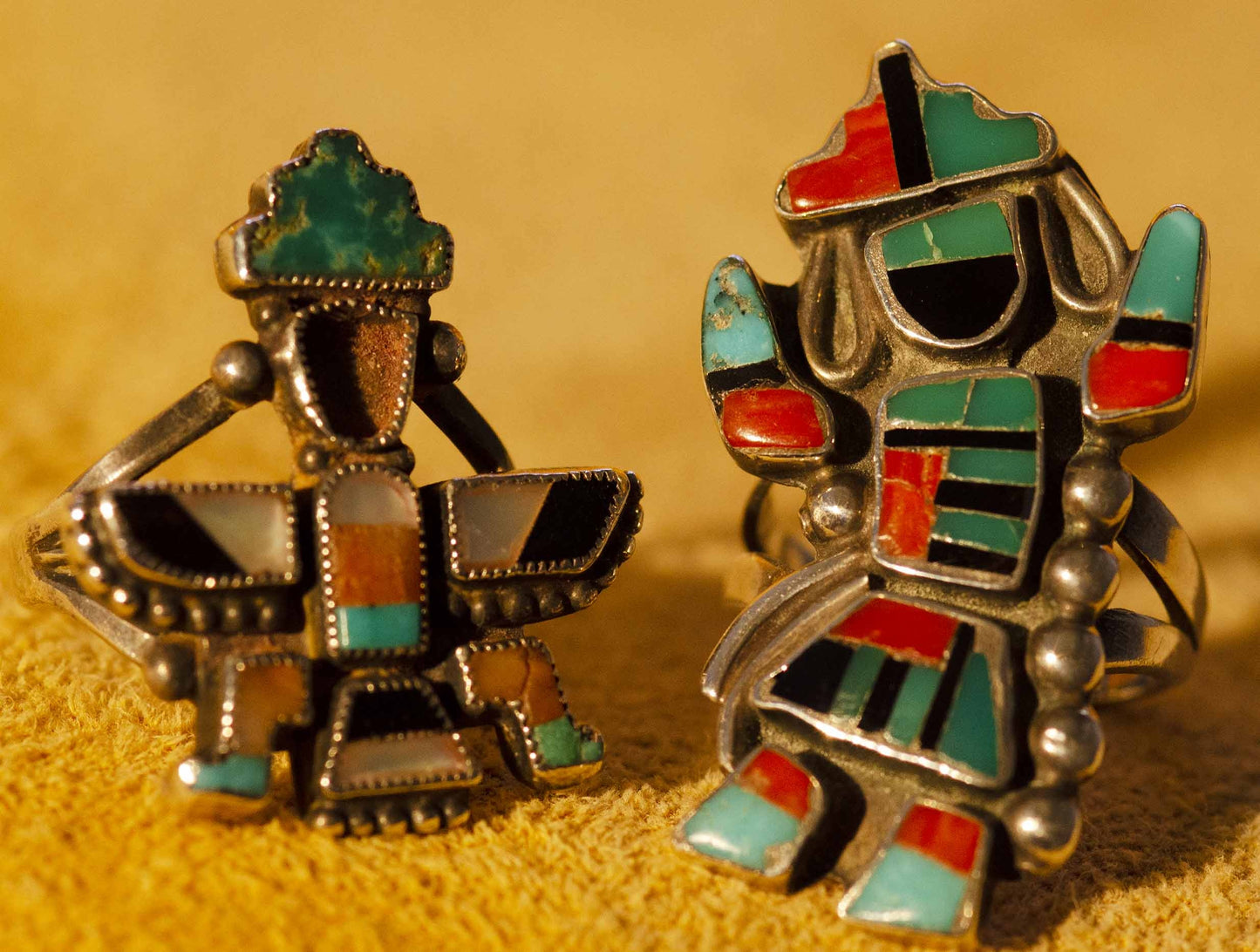 Zuni Kachina rings