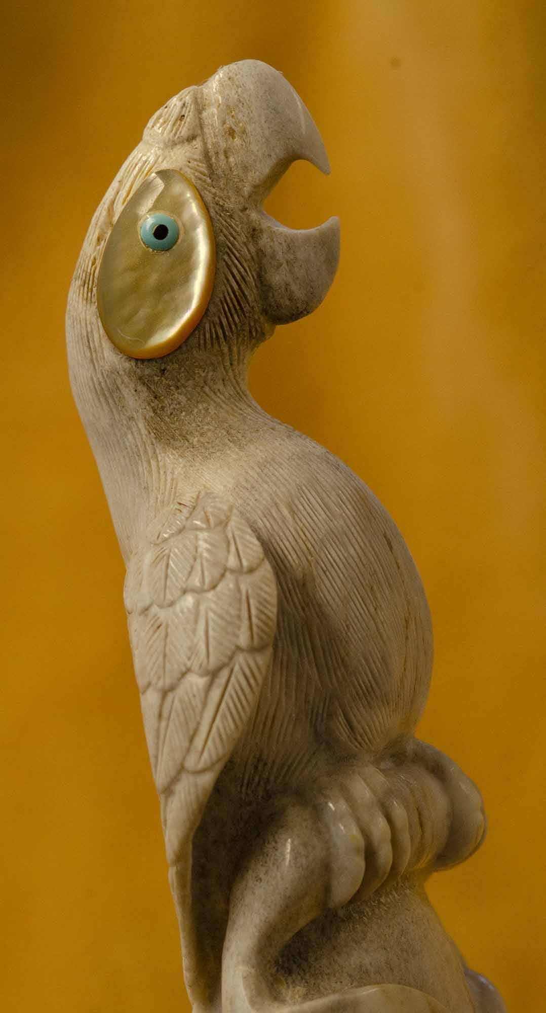 Gabe Sice, Zuni, Antelope Parrot Fetish Carving