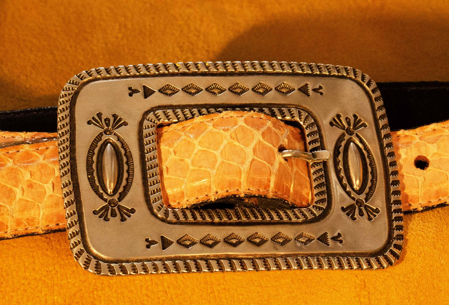 Clendon Pete Silver Belt Buckle 2