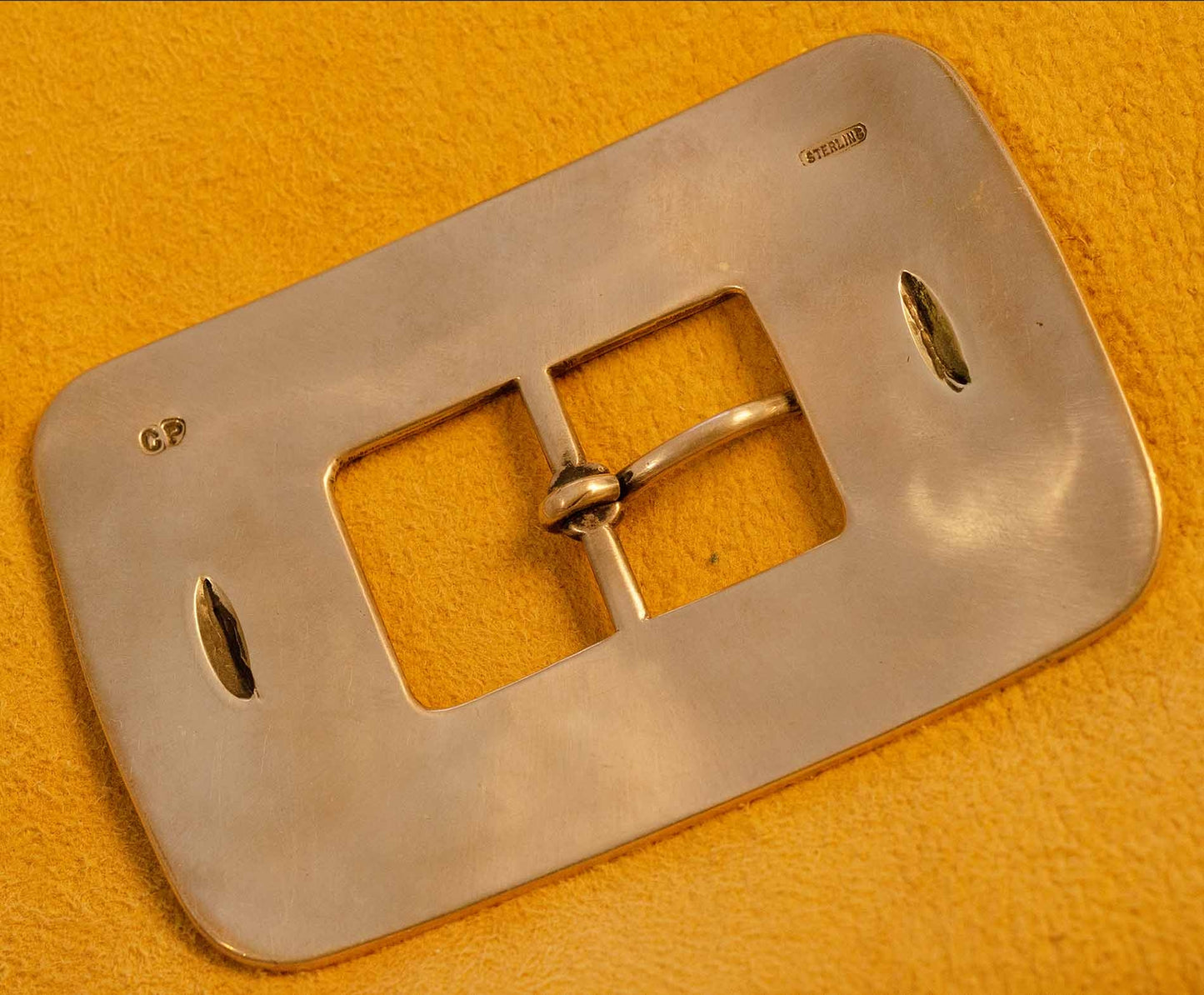 Clendon Pete Silver Belt Buckle 2