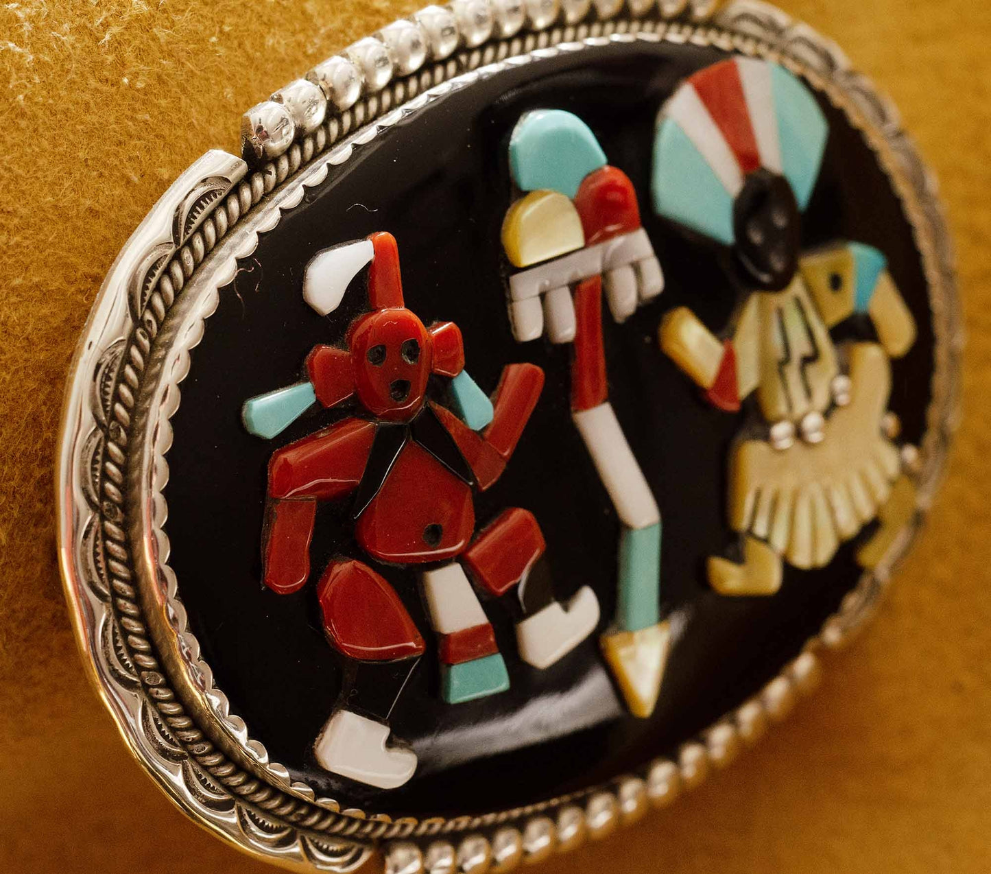 Bev Etsate Zuni Belt Buckle