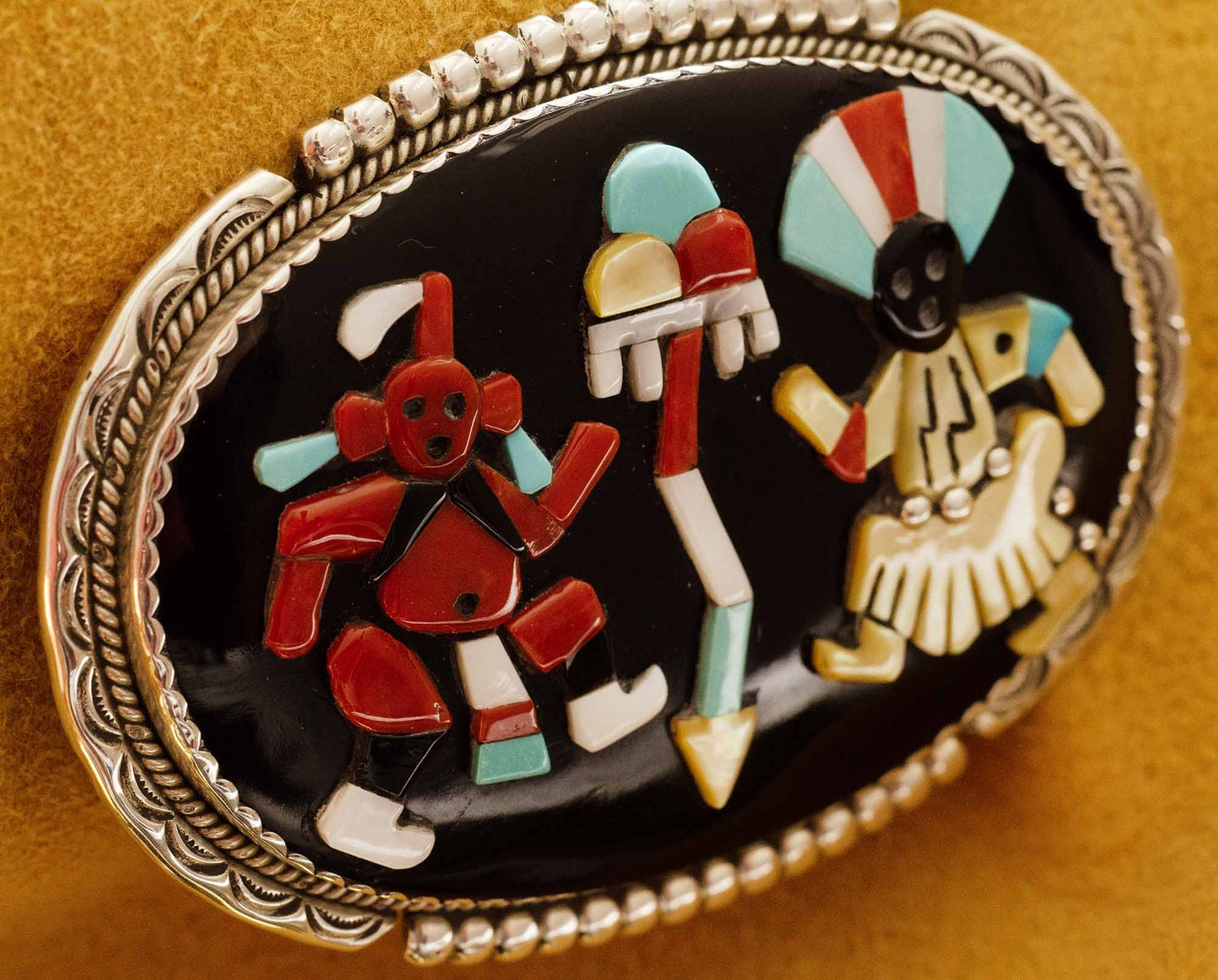 Bev Etsate Zuni Belt Buckle