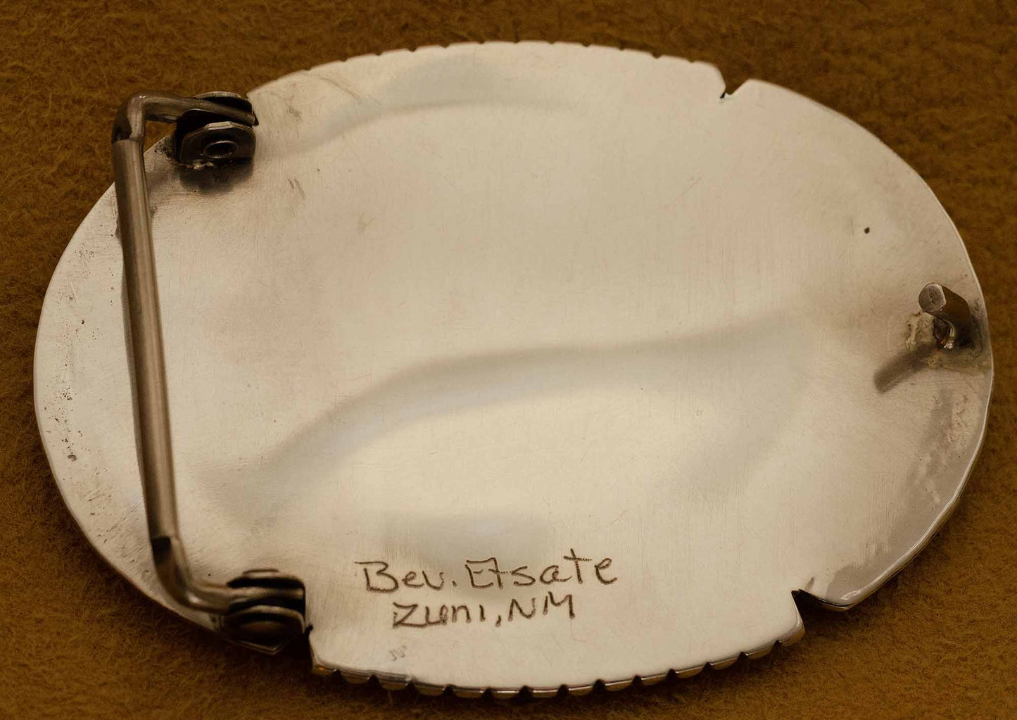 Bev Etsate Zuni Belt Buckle