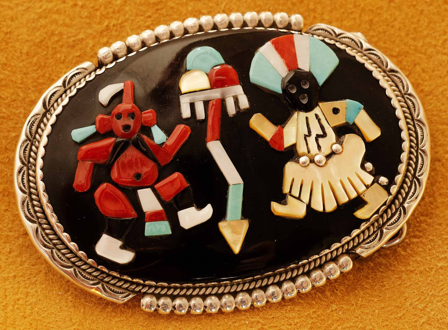 Bev Etsate Zuni Belt Buckle