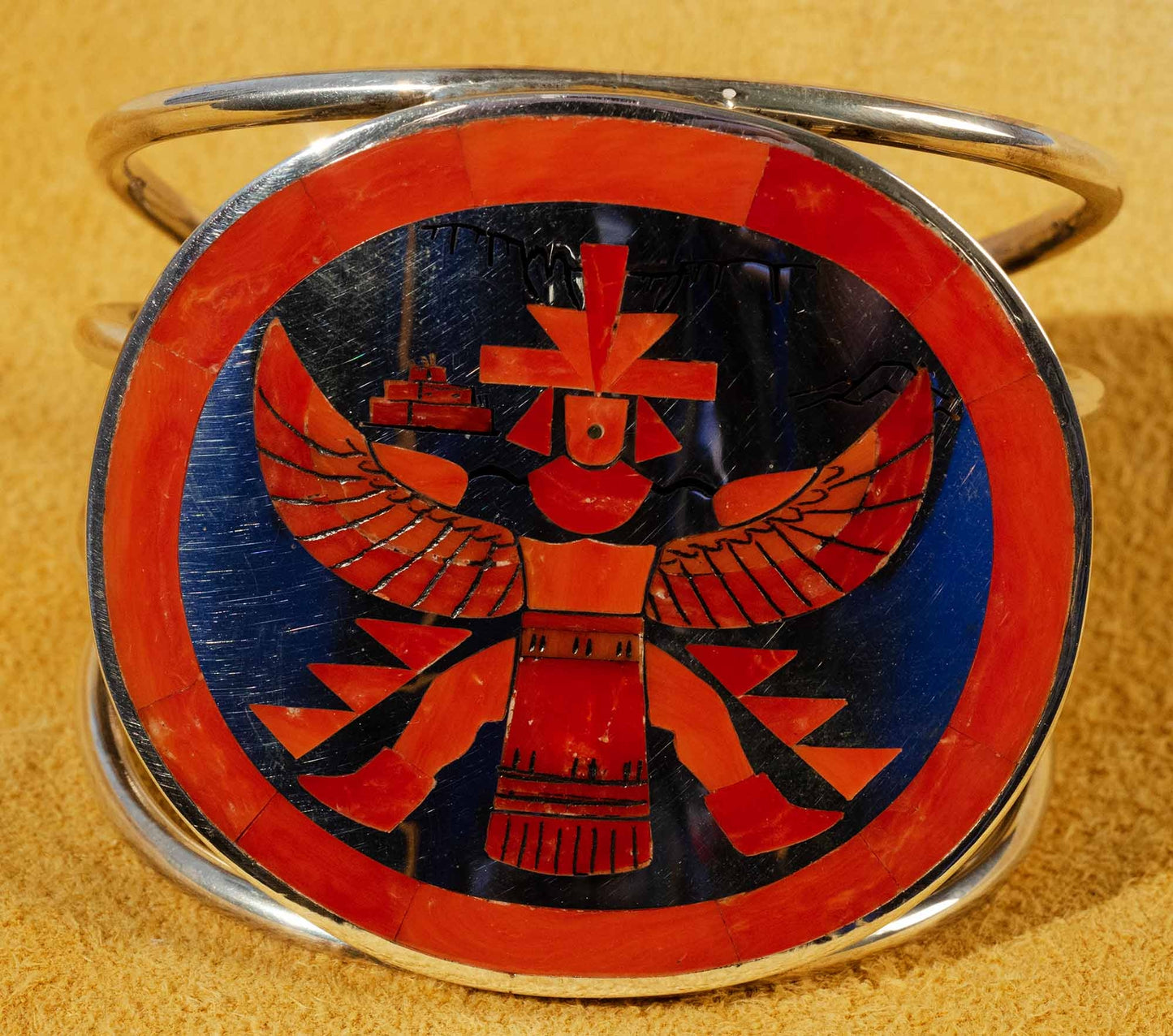 Harlan Coonsis, Zuni, Knifewing Bracelet