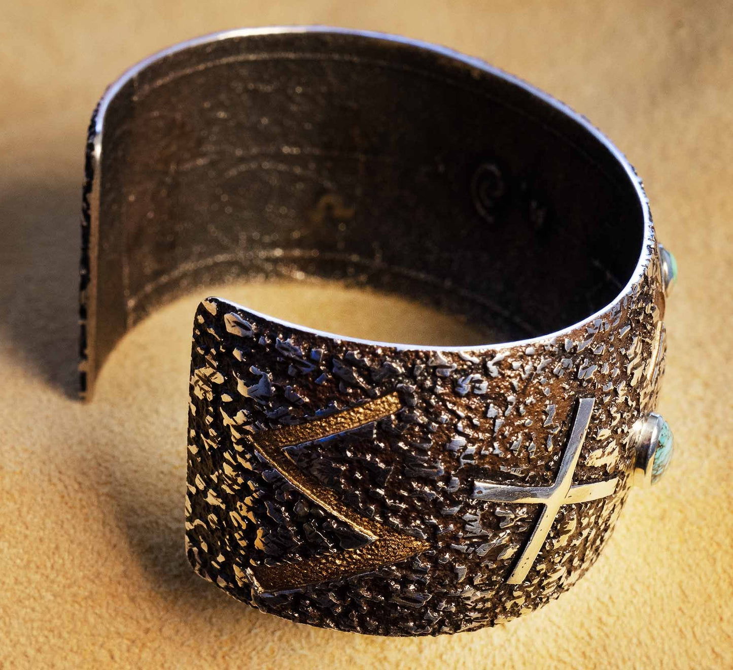 Turquoise Bracelet Handmade by Edward Charlie