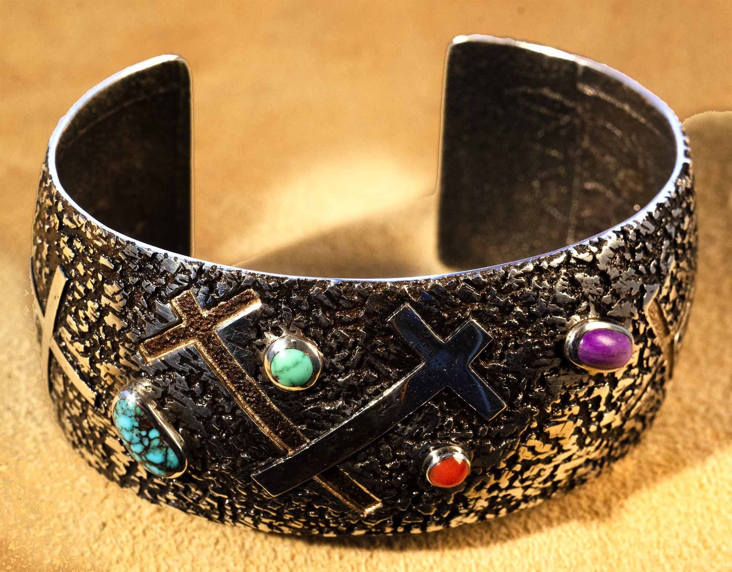 Turquoise Bracelet Handmade by Edward Charlie