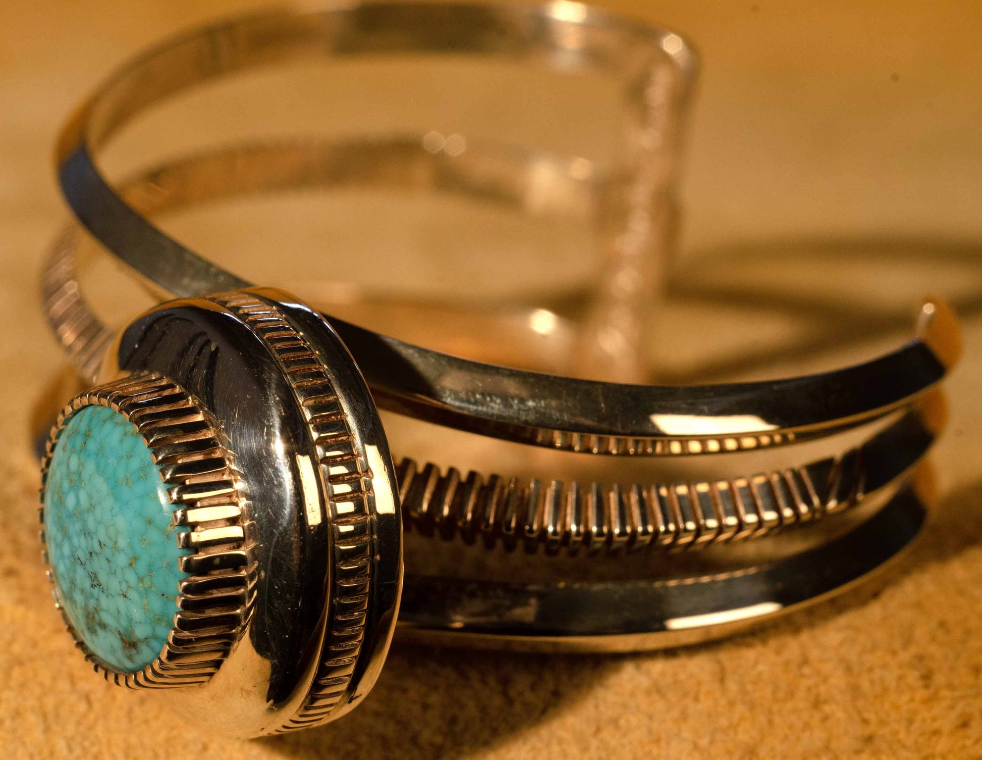 Jay Livingston Morenci Turquoise Bracelet