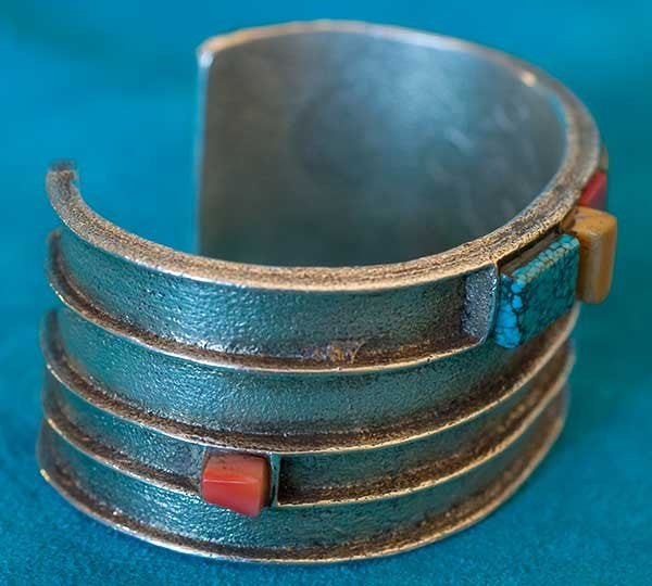 Turquoise Bracelet Native American by Olin Tsingine