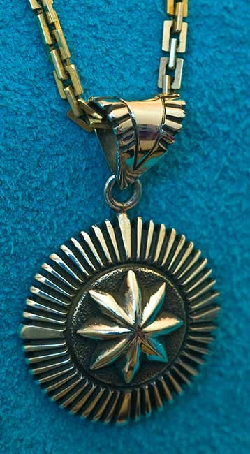 native american Silver Pendant jewelry Pat Bedonie