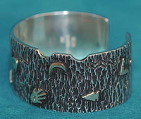 native american Heavy Silver Bracelet jewelry Kee Yazzie