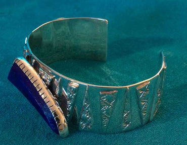 native american Silver Bracelet Jewelry Sam LaFontain