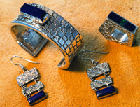 Sam LaFontain, Gem Lapis and Silver Bracelet