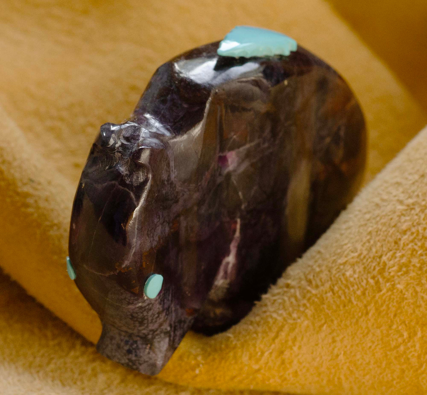 Todd Westika, Zuni, Extremely Rare, Purple Sugilite Buffalo