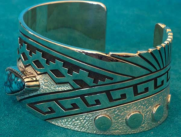 Turquoise Native American Bracelet Jewelry C Alton Bedonie