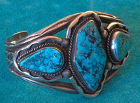 Stormy Mountain Turquoise Vintage Bracelet