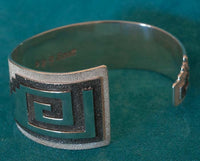 Native American Contemporary Silver Bracelet Ray Scott