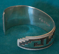 Native American Contemporary Silver Bracelet Ray Scott