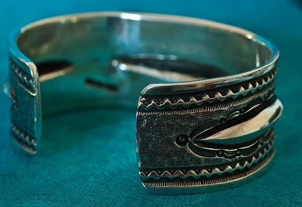 Native american Bracelet jewelry by Ernie Lister