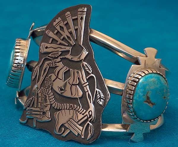 Native American Turquoise Bracelet Jerry Whagado
