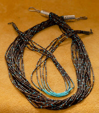 Super Fine, 20 Strand Heishe Necklace