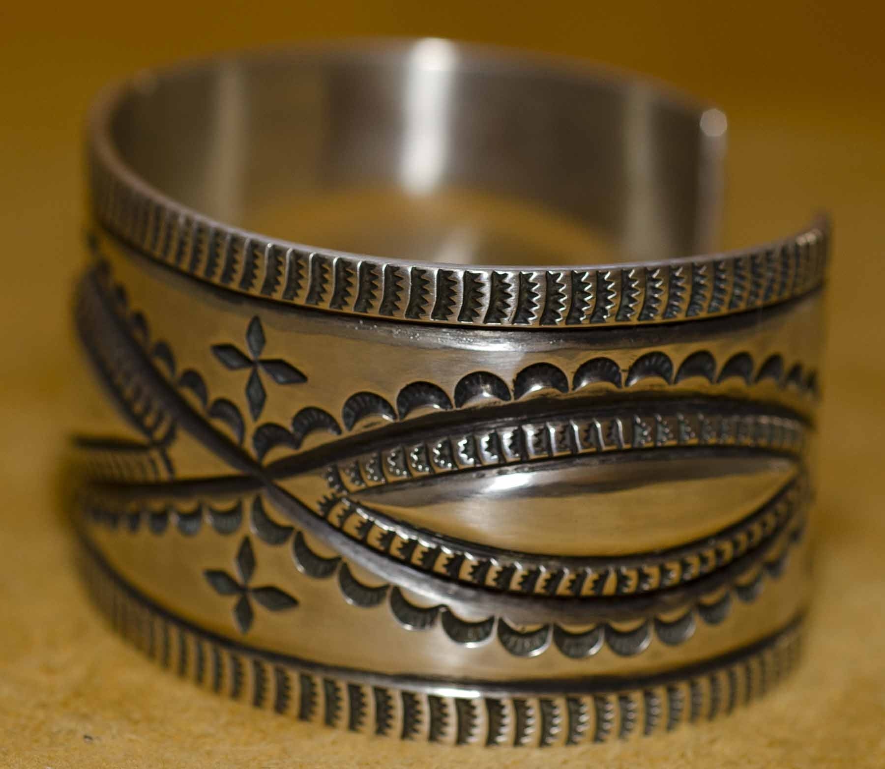 Native American Silver Cuff high quality Bracelet