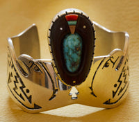 Turquoise Bracelet Handmade by Richard Tsosie