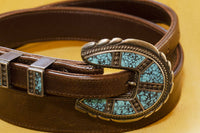 Rare Turquoise Belt Buckle