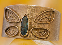 Butterfly Bracelet Silver with Turquoise By Olin Tsingine