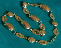 Bryan Joe Silver "Pillow" Bead Necklace