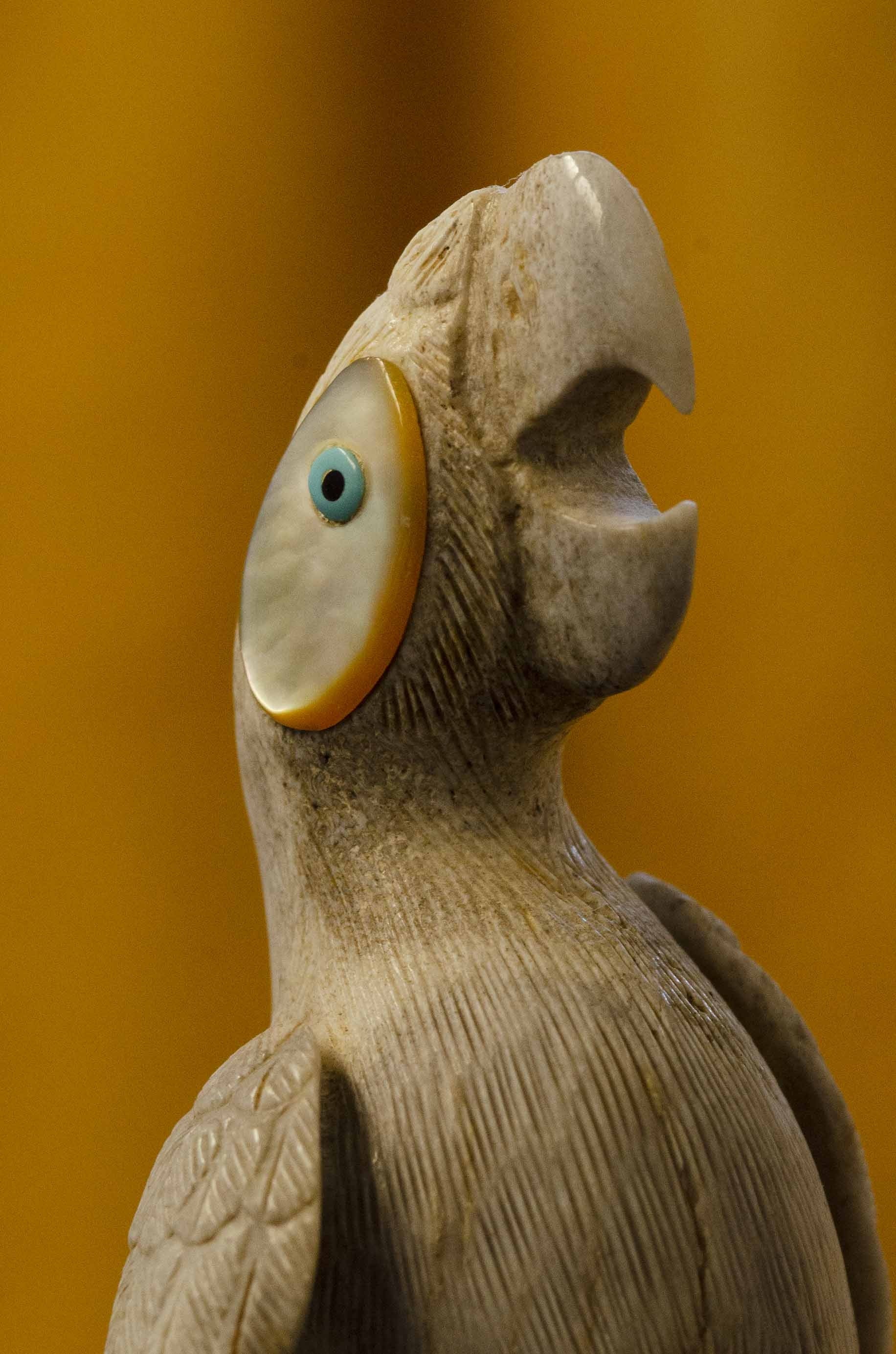 Gabe Sice, Zuni, Antelope Parrot Fetish Carving